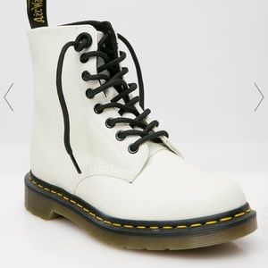 Dr Marten PASCAL GLITTER AURORA PURPLE BOOTS